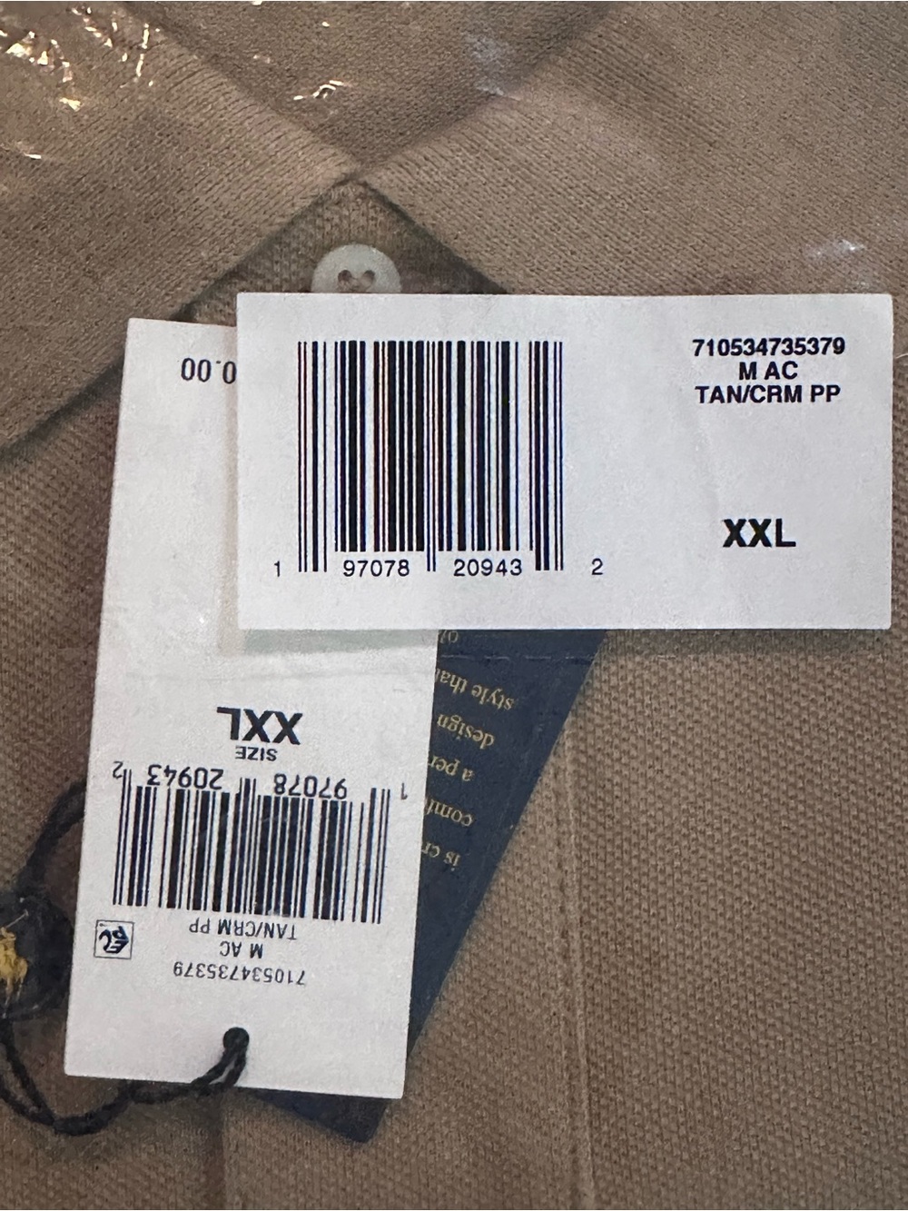 Ralph Lauren Men's Polo Shirt in Tan - Picture 3 of 4